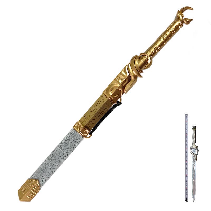 Dragon Springs Stainless Steel Knife Sword Short Sword Remnant Iridescent Sword Town Residence Bao Jian Sword Han Sword Performance Props Cold Weapon Unopened Blade