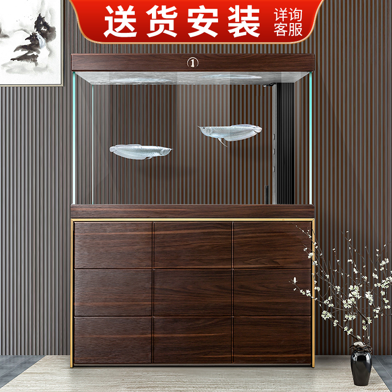 Ruimei fish tank No. 1 Series stacked Jade living room household partition office large bottom filter free water change aquarium