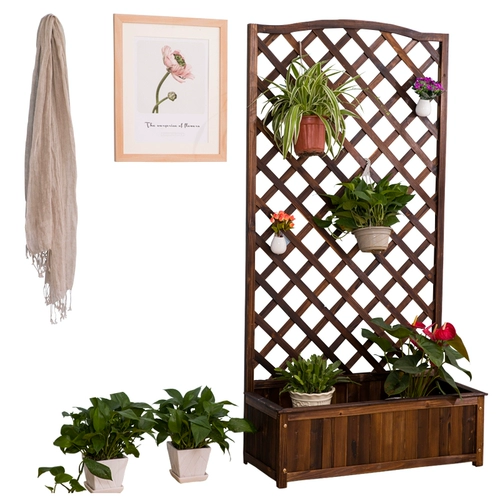 Деревянный забор цветочный бассейн забор для лазания цветочный стой