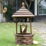 Творческая вода скважина декоративная цветочная коробка цветов, желающая хорошо карбонизированная древесина -Соединенное растение цветочное садоводство