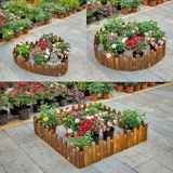 Наружный карбозированный антикоррозийный деревянный двор сплошной деревянный забор