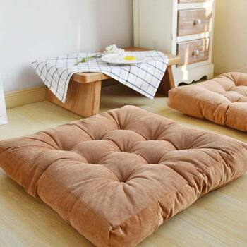 Tatami cushion, plush futon, thickened floor, bay window, balcony, yoga meditation, beautiful buttocks, soft cushion, bed and breakfast inn