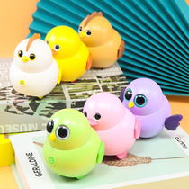 Childrens educational toy electric swing magnetic chicken walking will twist the cute chicken team Baby Net Red