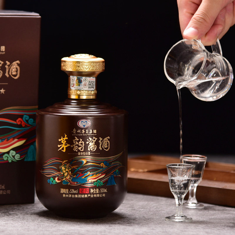 茅台集团健康产业 茅韵酱酒 53度酱香型白酒 500ml*2瓶 天猫优惠券折后￥199顺丰包邮（￥1199-1000）京东￥329