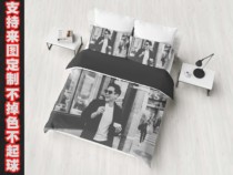 Peng Yuyan Hu Ges three- or four-piece set of bed sheets and quilt covers creative DIY customized student dormitory bed with pictures and celebrity peripherals