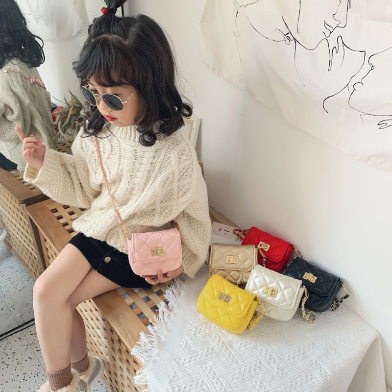 Baby small bag fashion small fragrant wind chain coin purse foreign pie beautiful explosion princess bag accessories bag girl messenger bag