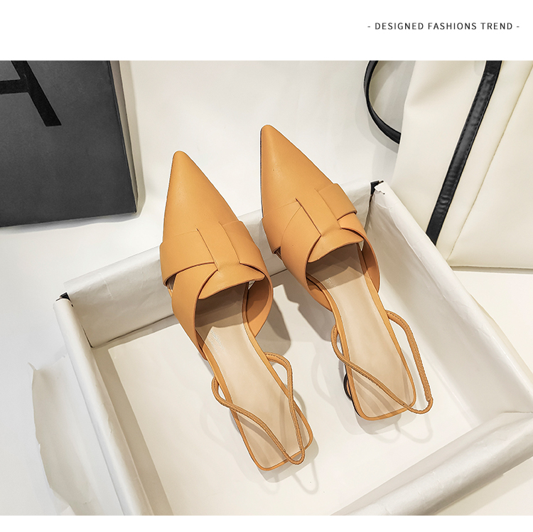 C9808 3030K GIÀY DÉP SANDAL NỮ RSKREGS MŨI NHỌN GÓT VUÔNG MÙA HÈ GIÀY DÉP NỮ DA BÒ G06 SẢN PHẨM MỚI