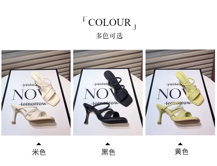 C9803 3310K GIÀY CAO GÓT NỮ RSKREGS GÓT NHỌN MÙA HÈ GIÀY DÉP NỮ G06 SẢN PHẨM MỚI