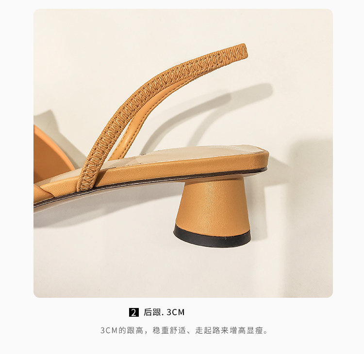 C9808 3030K GIÀY DÉP SANDAL NỮ RSKREGS MŨI NHỌN GÓT VUÔNG MÙA HÈ GIÀY DÉP NỮ DA BÒ G06 SẢN PHẨM MỚI