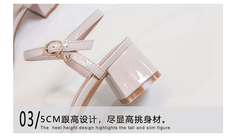 C9710 2760K GIÀY CAO GÓT NỮ RSKREGS GÓT VUÔNG MÙA HÈ GIÀY DÉP NỮ DA BÒ G06 SẢN PHẨM MỚI