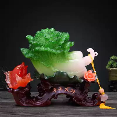 Year after year rich yu bai cai lucky fortune every year there is fish's wealth ornaments shop opening gifts resin crafts