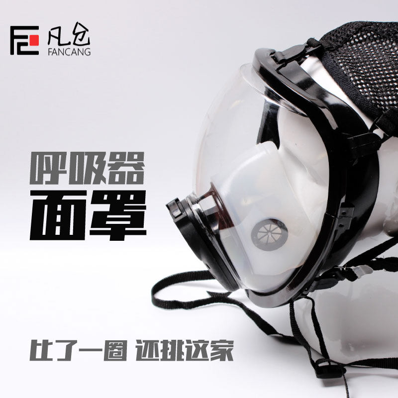 Smoke Mask Spray Mask Spray Mask Spray Mask Anti-Gas Mask Full Hood Anti-Dust Mask suction mask