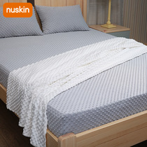 nuskin Doudou beds are awesome milk coral velvet bed sheets warm and velvet bed cover autumn winter dream mattress protection kit