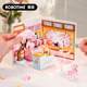 Ruoruolai Chuying Tea House Super World Handmade DIY Cabin Assembled Building Block Toy Girl Birthday Gift