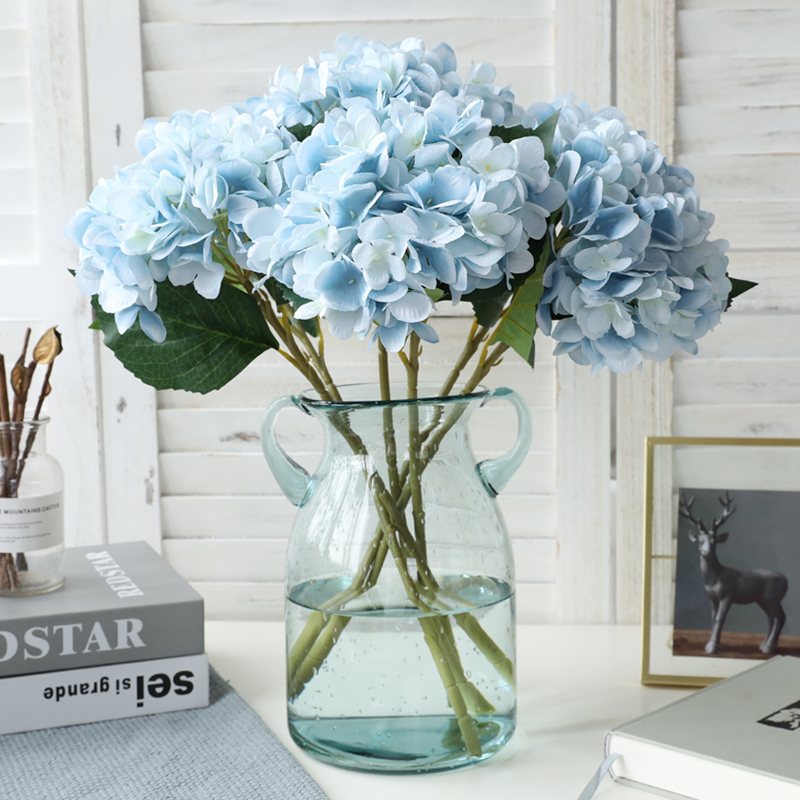 Tering Eurostyle Embroidered Ball Flowers Emulated Flower Single silk floral-like Dining Room Dining Room Dining Room Table Decoration Pendulum for Photographic Props