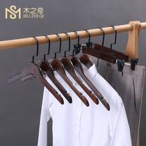 High-end solid wood hangers for clothing stores