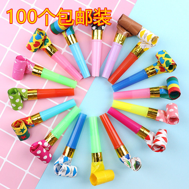 New Festival Festivities Blow Dragon Whistles Birthday Party Children Horn Toys Brag Cheerleaders Small Gifts
