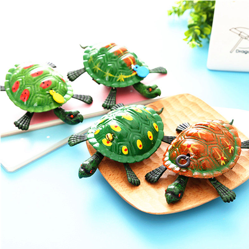 Pull line little turtle winding toy pull back baby children baby can run and move boys and girls