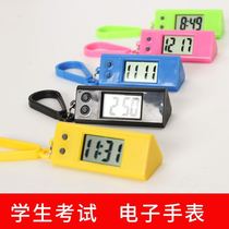 Pure Color Table Gaokao Durable Pendant Desktop Electronic Form Exam Table Portable Special Clock Car Small