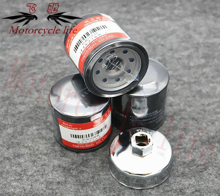 Kawasaki 636 ZX6R 9R 9R 12R 12R 14R Z750 Z750 1000 1000 Oil filter core filter