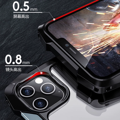 Apple, iPhone 13, чехол для телефона, мобильный телефон, металлический iPhone13 Pro, прозрачный совместимый защитный чехол, iphone, 13promax, защита при падении