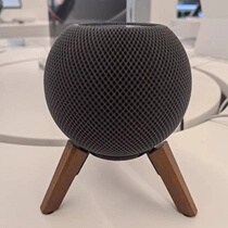 Suitable for Homepodmini stand Apple audio stand speaker stand wooden base desktop anti-slip accessories
