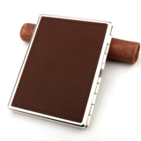 Японский оригинальный высококлассный ультратонкий модный красный портсигар, из натуральной кожи