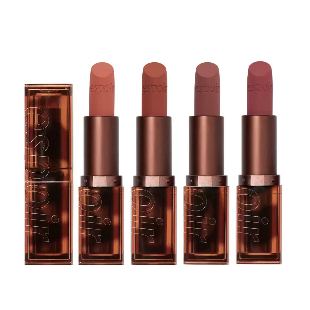 ЮжнаяKorea ESpoir/Aisper Autumn and Winter Brown Calf Ding Noodles Red Lipstick NOWEAR CAPSULE