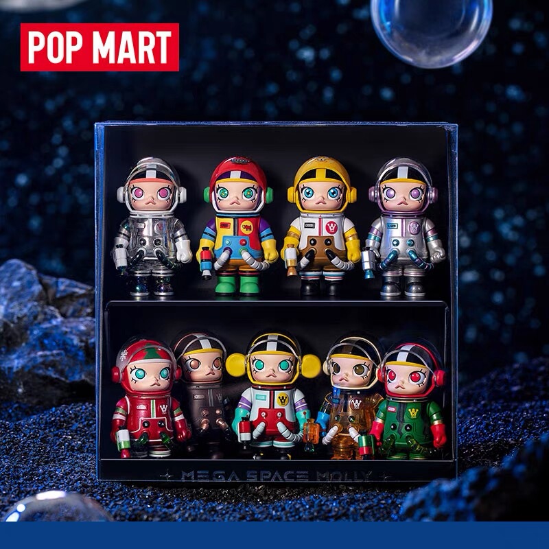 Popmart Mega Collectible Molly Space 100% Anniversary 1&2 Blind Box Astronaut Figure