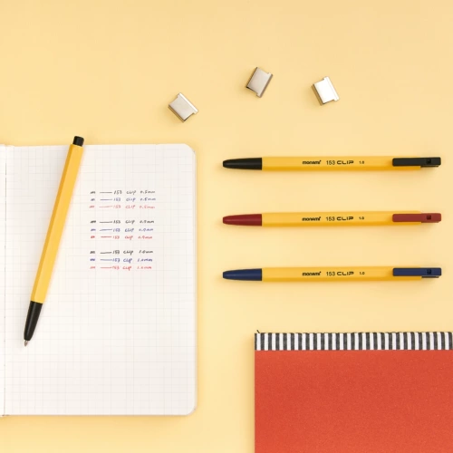 Монами, Монами, Монами, Южная Корея Импортированная шестиугольная чистка BIC, круглая ручка с шарикой 0,5/0,7/1,0.