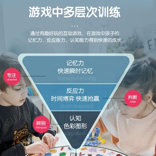 Интеллектуальная игрушка для тренировок, интерактивная настольная игра, концентрация внимания, 6 лет, для детей и родителей