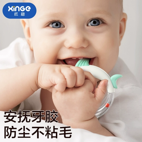 Детский прорезыватель, детская силиконовая игрушка с грибочками-гвоздиками