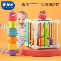 Xinge flagship store baby rainbow cesele educational early childhood education for children aged 6-12 months and above finger fine motor training