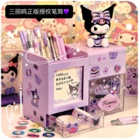 Sanrio, универсальный держатель для ручек, милая детская коробка для хранения, вместительные и большые канцтовары для школьников и студентов