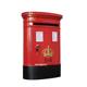 Locked mailbox opinion box wall-mounted iron box pastoral American mailbox heartfelt words decorative box mailbox