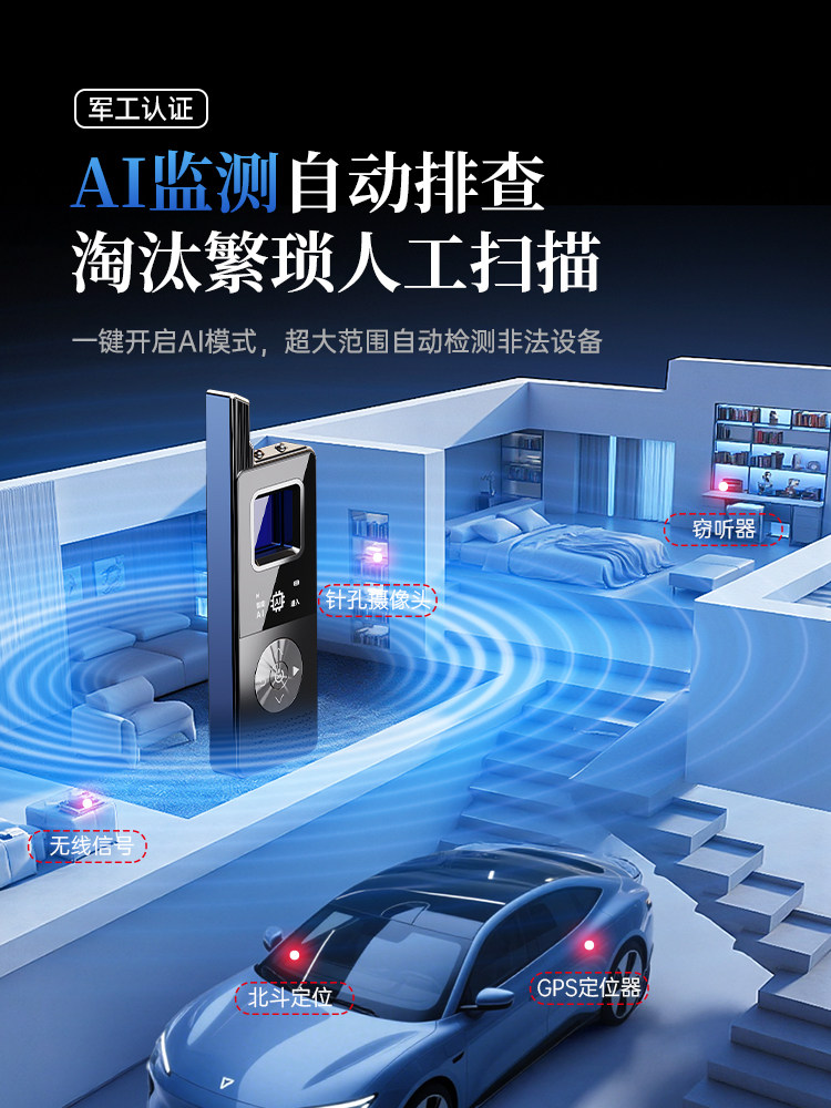 Car Gps Detector Camera Smart Hotel Anti-Spy Detector Signal Anti-Peeping Device Eavesdropping Locator