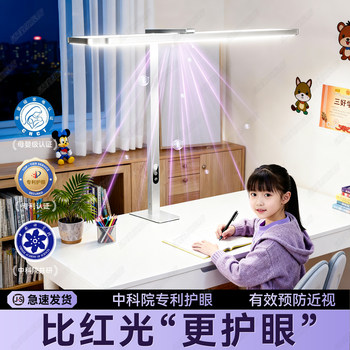 Desk Lamp for Eye Protection, Special for Studying, Large Desktop Lamp, Clip-On Type, Anti-Myopia, for Children and Students to Do Homework, Shadowless Lamp for Reading