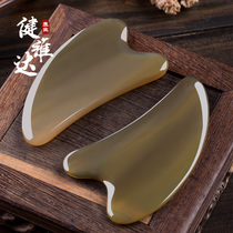 Flagship store white horn plate scraping film natural whole body Meridian face face female beauty cervical vertebra