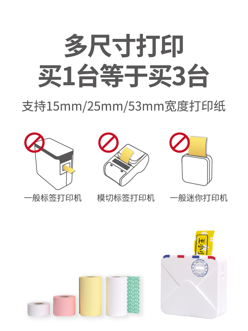 印先森 M02s 高清300dpi 迷你学习打印机 图13