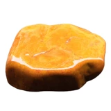 Натуральный желтый восковой аквариум Визит ландшафтный саженцы камней, черепахи, обратно к отдыху, плоский камень