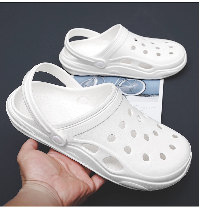 Medical slippers for men and women, non-slip, operating room, department, laboratory, ICU doctor and nurse work shoes, white clogs