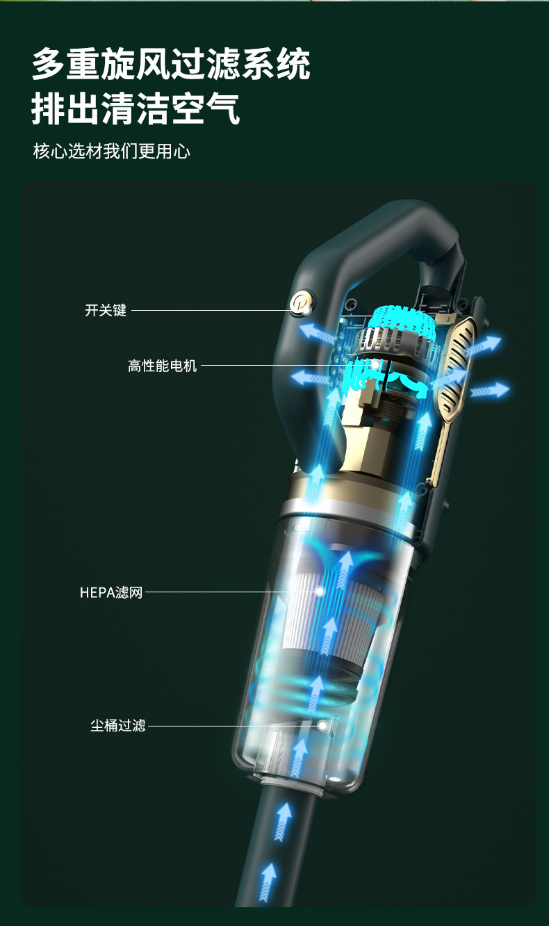 志高 无线真空吸尘器 图5