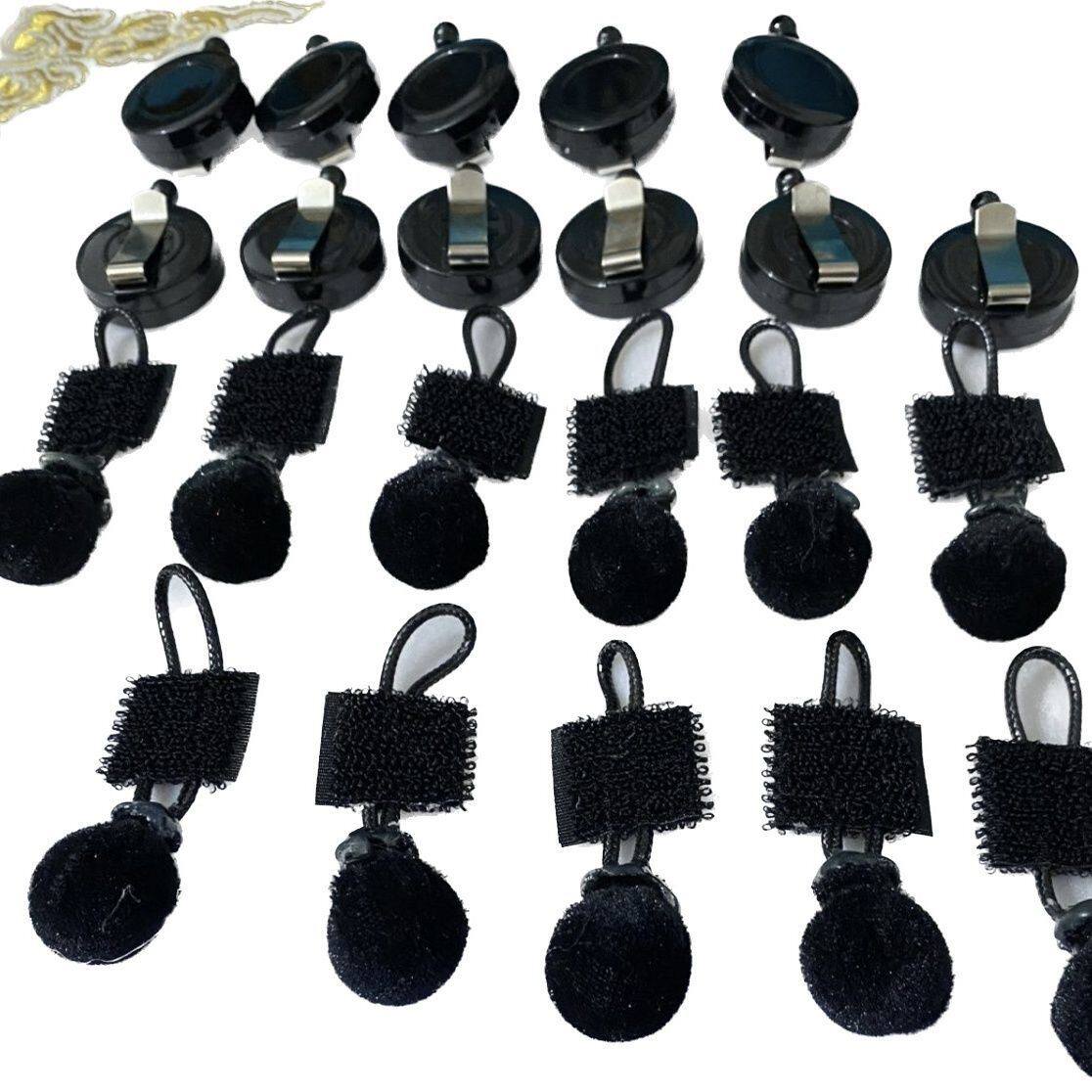 Changing Face Organ Sticky Buttonline Back Force Instrumental each 12 props to perform double-sided black Changing Face Prop Organ-Taobao