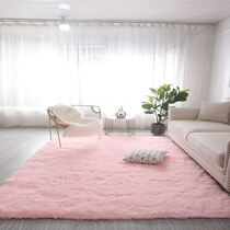 Net red household fluff carpet dirty bedroom living room coffee table floor mat cute girl room bedside whole blanket