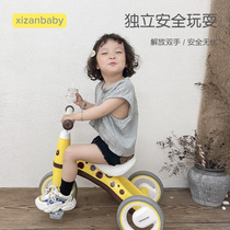 Childrens tricycle bicycle 2 years old 3 years old sliding car Baby bicycle slip car Childrens sliding car balance car