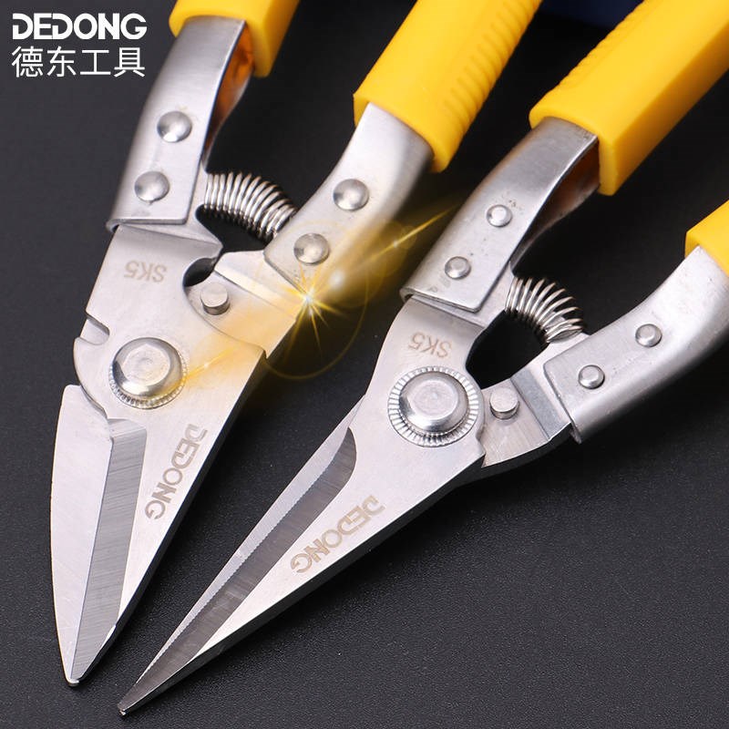 Industrial scissors iron scissors cut stainless steel plate aviation shears integrated ceiling keel scissors barbed wire plastic