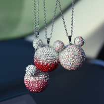 Car hanging on-mounted car pendant car decoration cartoon interior decoration with small mounted decoration mini cartoon lady on board