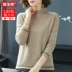 Một nửa cổ áo len cao cổ nữ cashmere mùa thu đông 2019 áo len cashmere mới áo len hoang dã - Vòng cổ áo len áo cardigan nữ Vòng cổ áo len