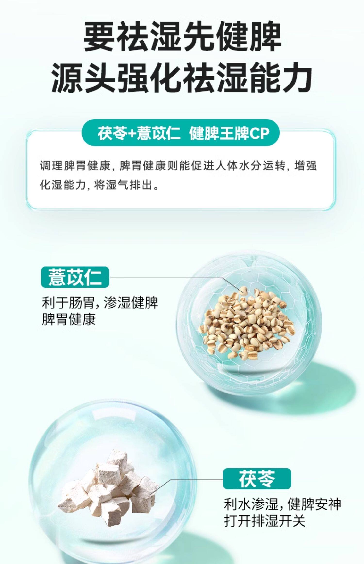 【中國直郵】 萊特維健 禦濕輕 祛濕消濕調理水腫草本健脾祛濕祛濕丸膠囊 60粒/盒