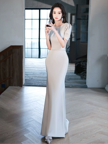 Элитное вечернее платье, французский стиль, изысканный стиль